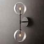 Lucelle Glass Globe Linear Wall Sconce