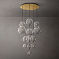 Lucelle Glass Globe Cluster Chandelier 44"