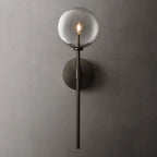 Lucelle Glass Globe Wall Sconce