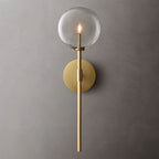 Lucelle Glass Globe Wall Sconce