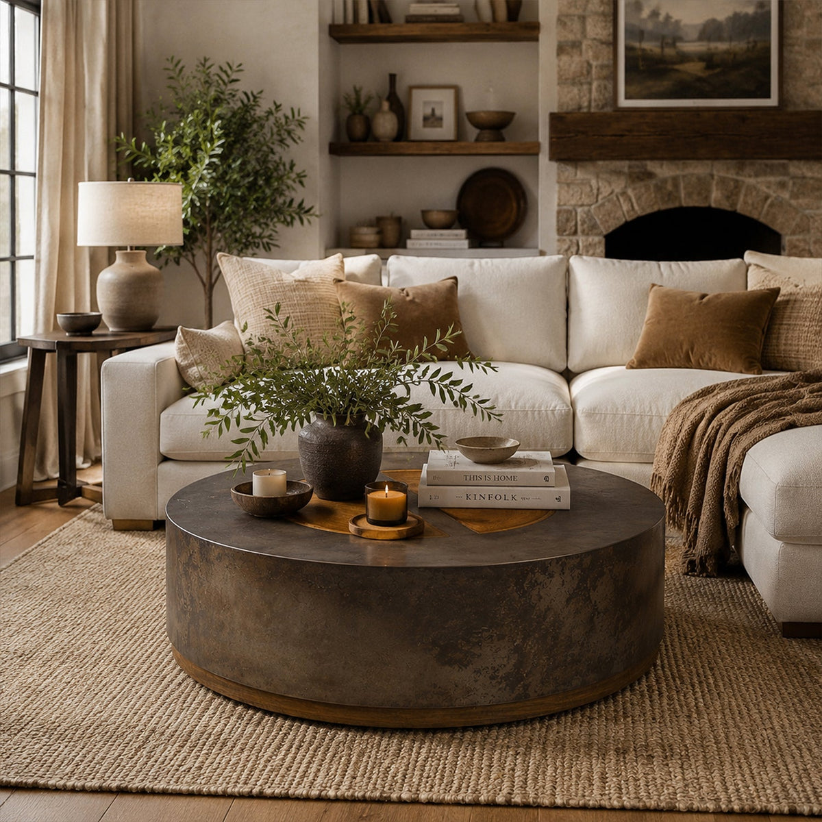 Acacius Round Coffee Table