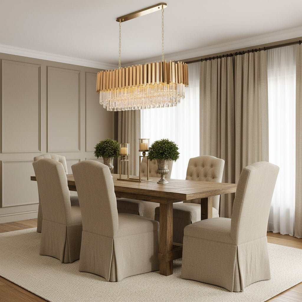 buyGio Chain Crystal Dining Chandelier - Morsale
