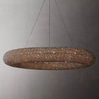 Halo Stranded Crystal Round Chandelier 59"