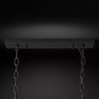 Harlow Faceted Crystal Rectangle Chandelier 42"