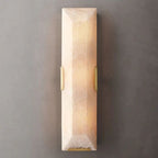 Harlow Faceted Calcite Linear Wall Sconce