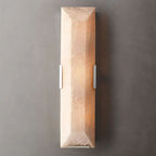 Harlow Faceted Calcite Linear Wall Sconce