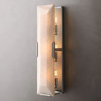 Harlow Faceted Calcite Linear Wall Sconce