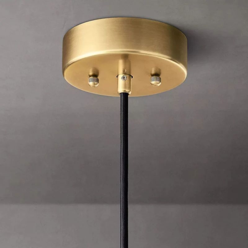 Harlow Faceted Calcite Pendant Light