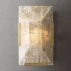 Harlow Faceted Calcite Wall Sconce