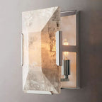 Harlow Faceted Calcite Wall Sconce