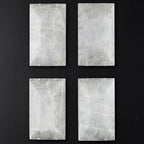 Harlow Faceted Calcite Triple Wall Sconce