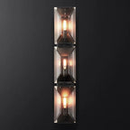 Harlow Faceted Crystal Triple Wall Sconce
