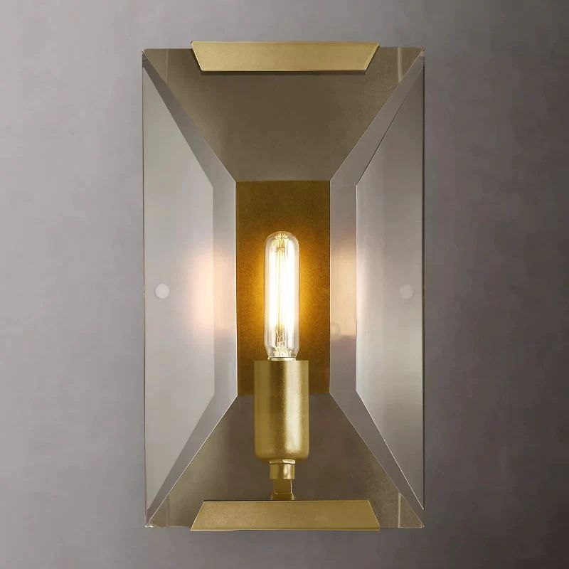 Harlow Faceted Crystal Wall Sconce