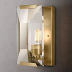 Harlow Faceted Crystal Wall Sconce