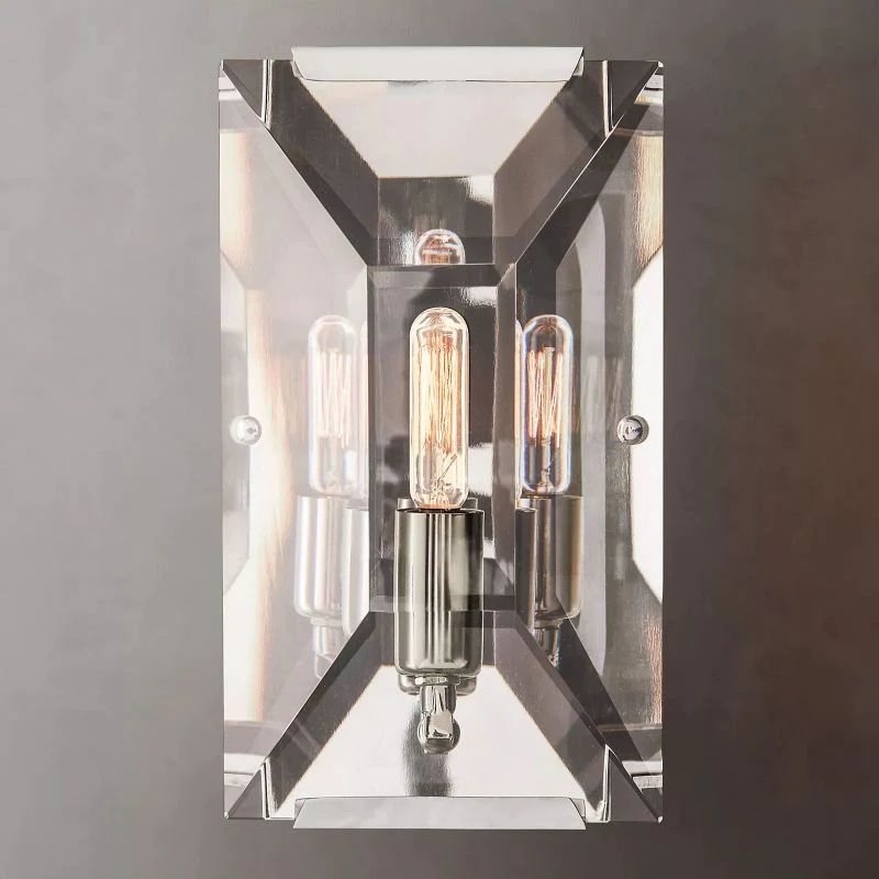 Harlow Faceted Crystal Wall Sconce