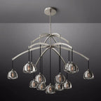 Hemisphere Delicate Crystal Round Chandelier 60"