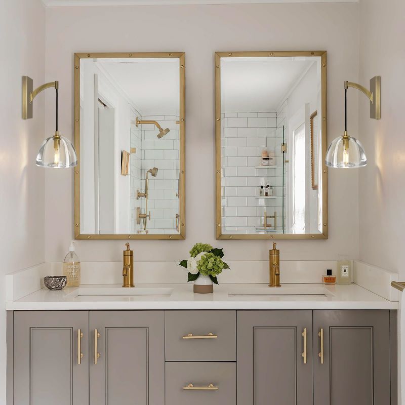 Hemisphere Delicate Crystal Wall Sconce