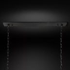 Harlow Faceted Calcite Rectangle Chandelier 42"