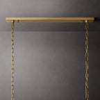 Harlow Faceted Calcite Rectangle Chandelier 62"