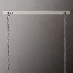 Harlow Faceted Crystal Rectangle Chandelier 74"