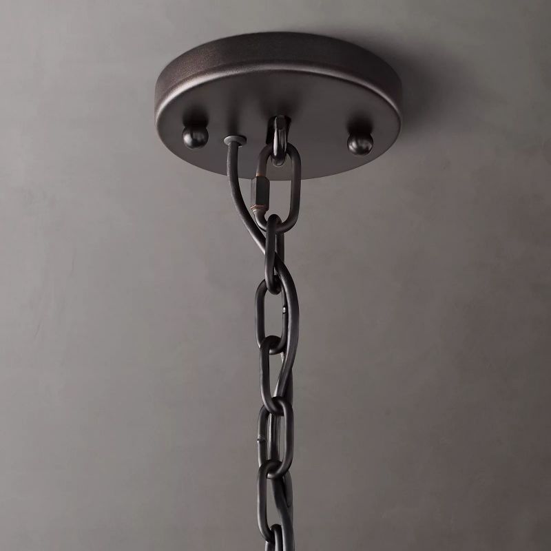 Harlow Faceted Calcite Round Chandelier 43"
