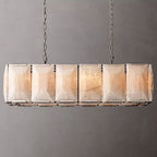 Harlow Faceted Calcite Rectangle Chandelier 42"