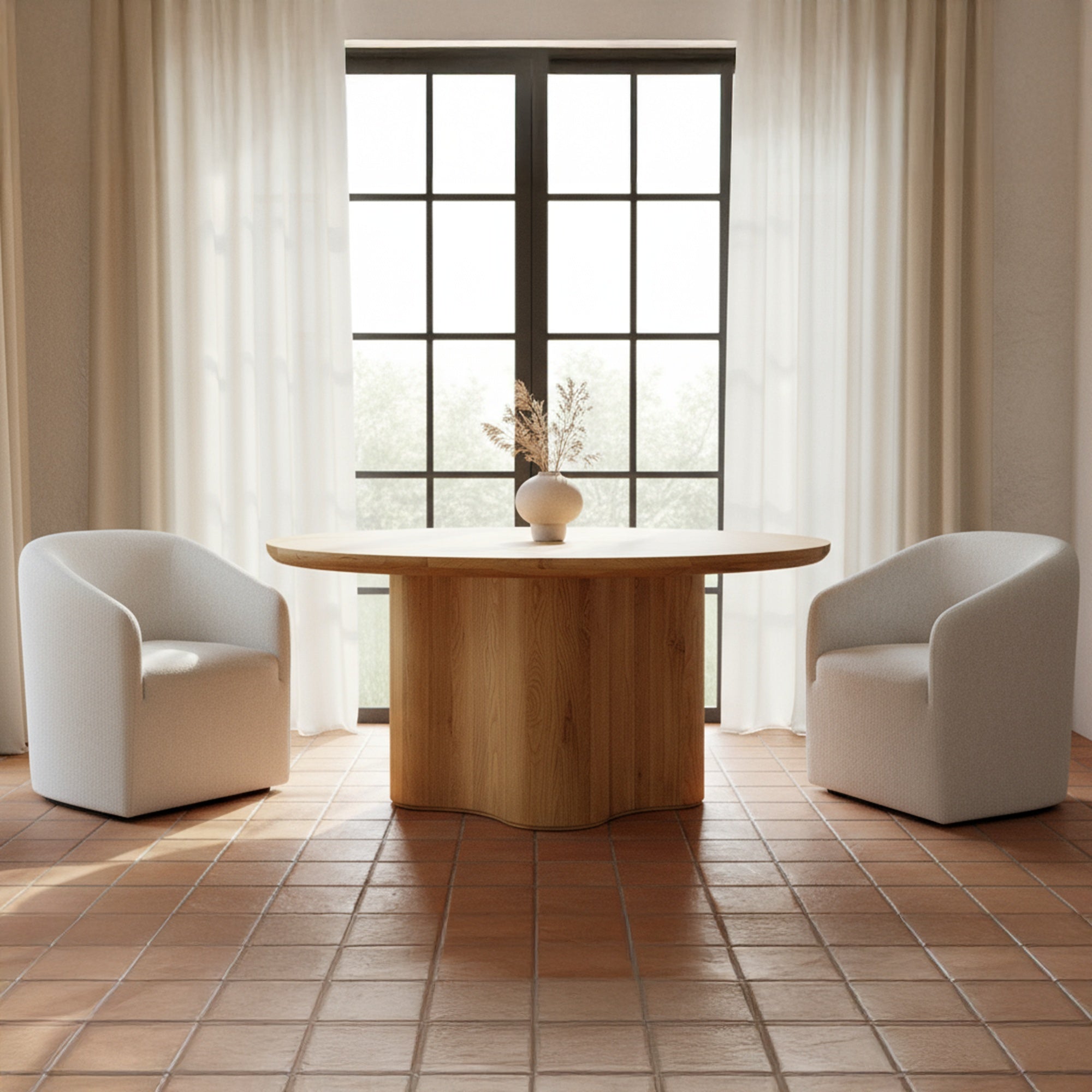 Sana Rolling Dining Chair-Dining Chairs-StyleMeGHD