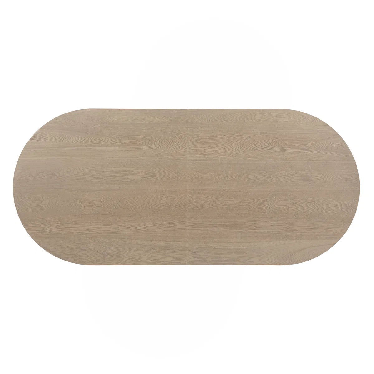 Aurelio 88" Fluted Oval Wood Dining Table for 6