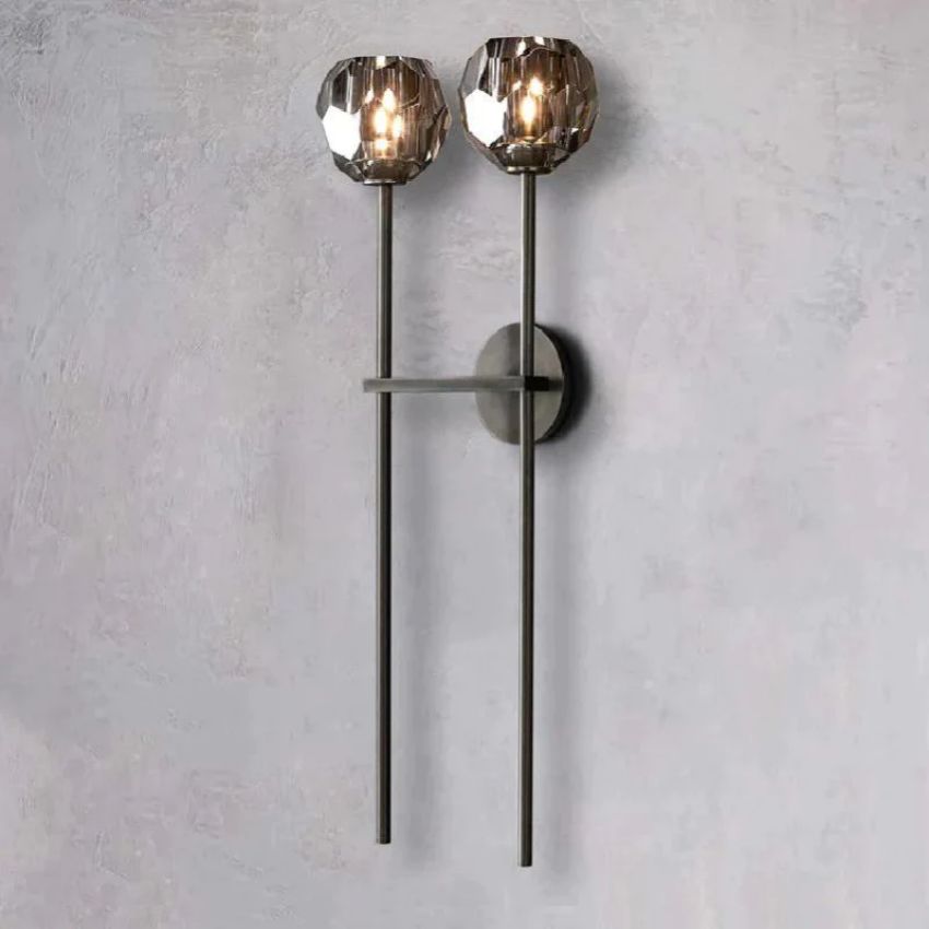 Boule De Radiant Crystal Grand Wall Sconce