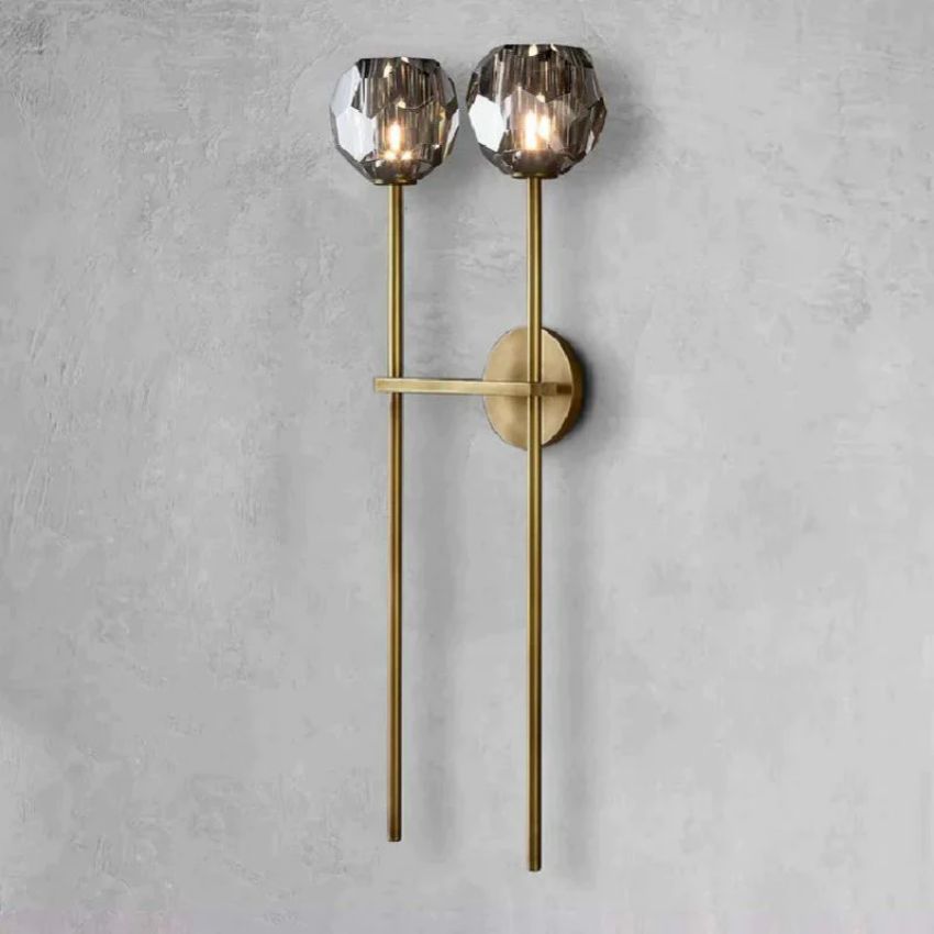 Boule De Radiant Crystal Grand Wall Sconce