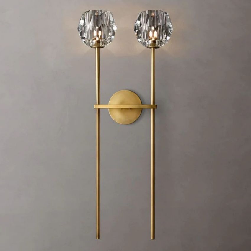 Boule De Radiant Crystal Grand Wall Sconce