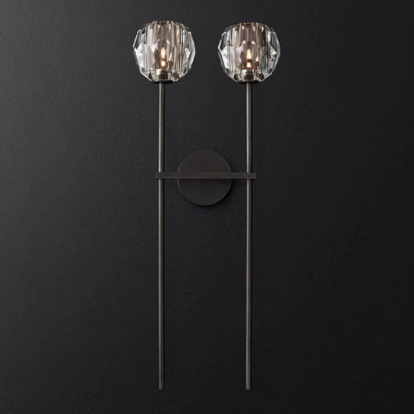 Boule De Radiant Crystal Grand Wall Sconce