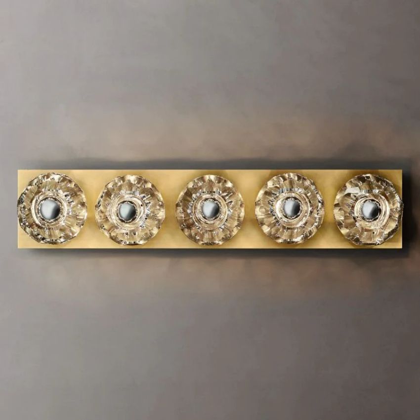 Boule De Radiant Crystal Linear Wall Sconce