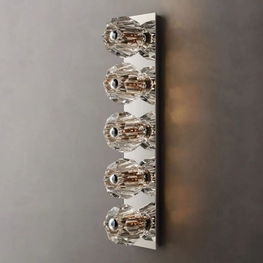 Boule De Radiant Crystal Linear Wall Sconce