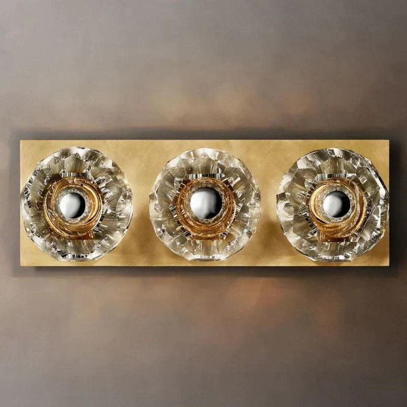 Boule De Radiant Crystal Linear Wall Sconce