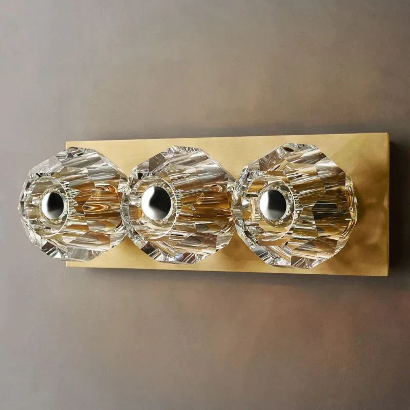 Boule De Radiant Crystal Linear Wall Sconce