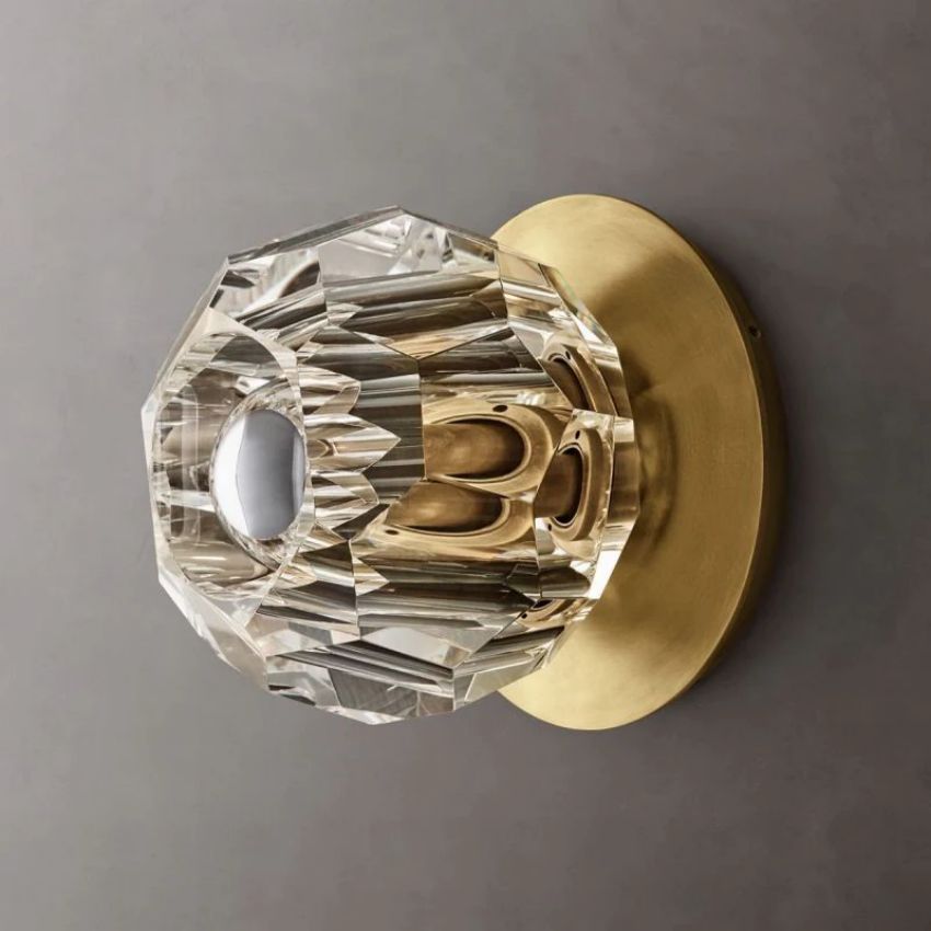 Boule De Radiant Crystal Petite Wall Sconce
