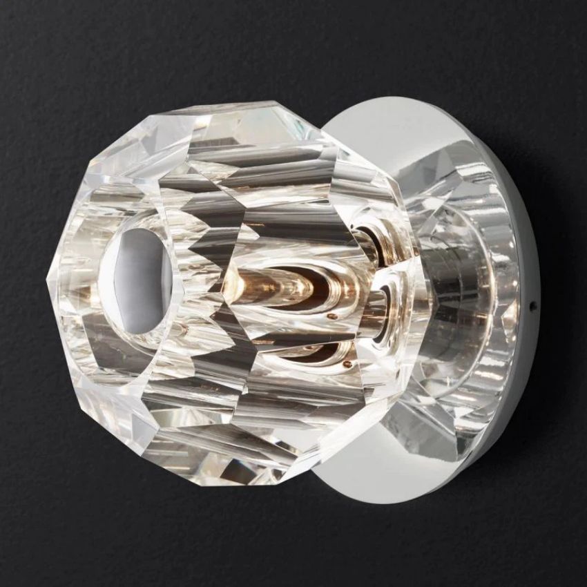 Boule De Radiant Crystal Petite Wall Sconce