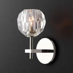 Boule De Radiant Crystal Short Wall Sconce