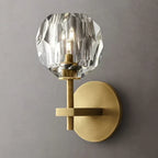 Boule De Radiant Crystal Short Wall Sconce