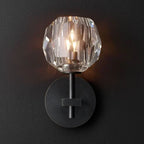 Boule De Radiant Crystal Short Wall Sconce