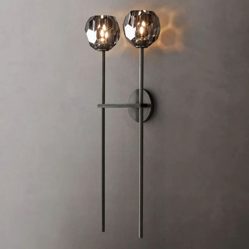 Boule De Radiant Crystal Grand Wall Sconce