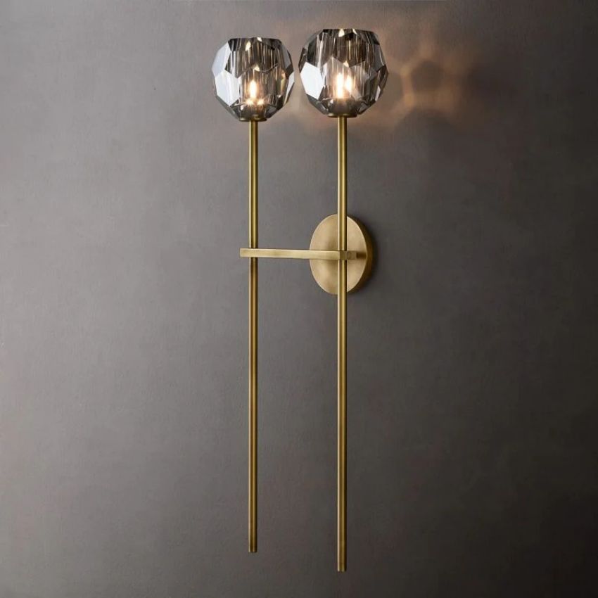 Boule De Radiant Crystal Grand Wall Sconce