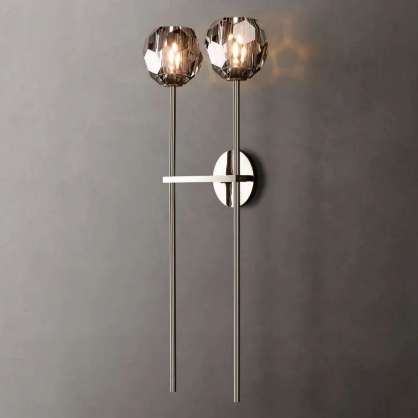 Boule De Radiant Crystal Grand Wall Sconce