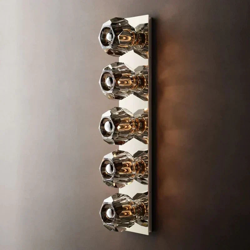 Boule De Radiant Crystal Linear Wall Sconce