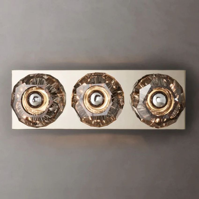 Boule De Radiant Crystal Linear Wall Sconce
