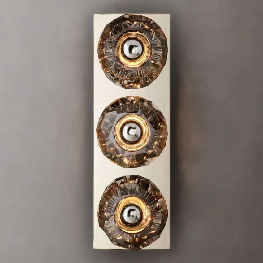 Boule De Radiant Crystal Linear Wall Sconce