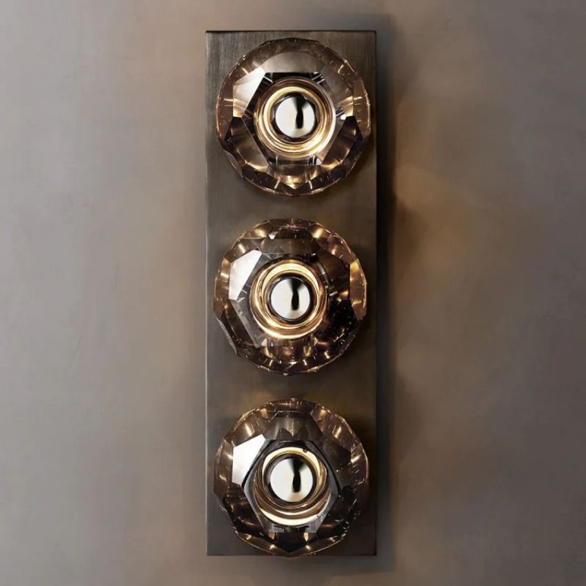 Boule De Radiant Crystal Linear Wall Sconce