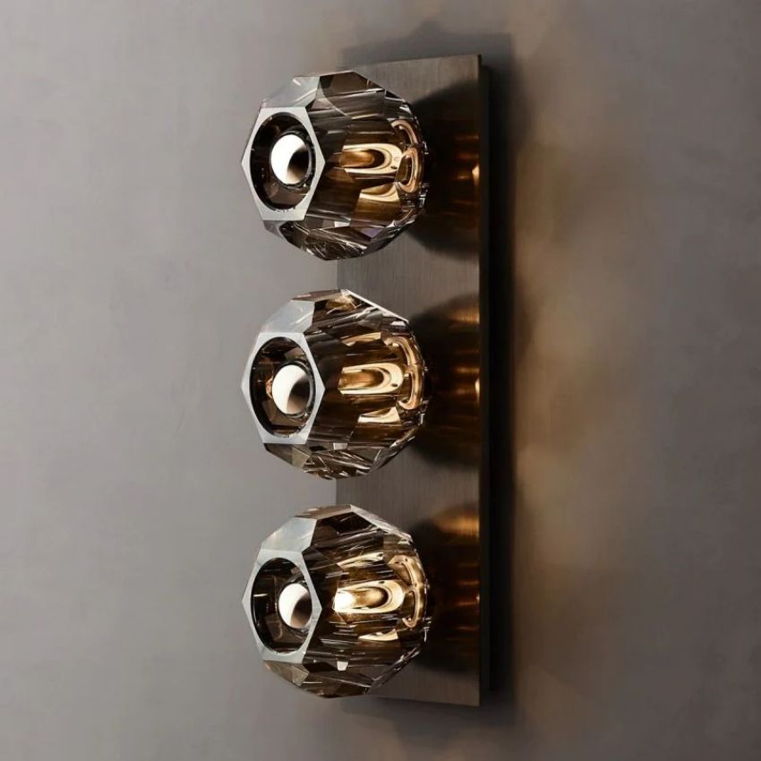 Boule De Radiant Crystal Linear Wall Sconce