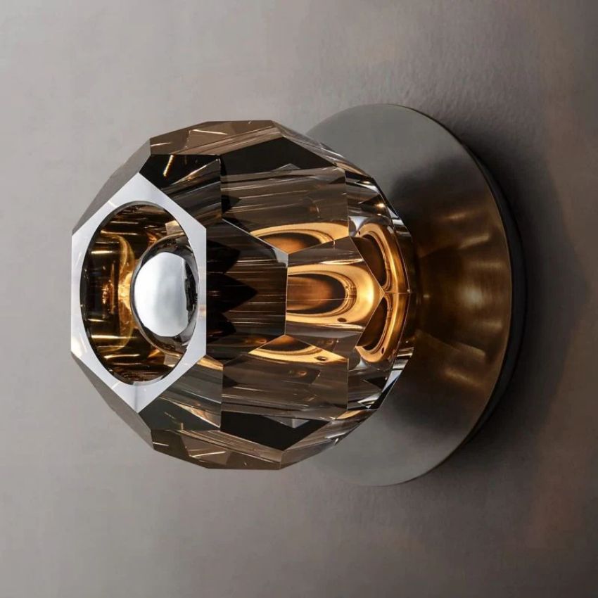 Boule De Radiant Crystal Petite Wall Sconce